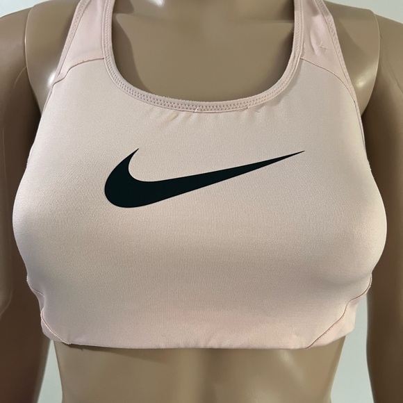 Nike Pink Sports Bra with Racerback Support - Picture 1 of 9